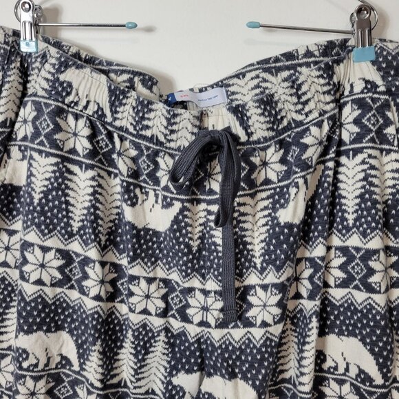 Old Navy Size XXL Men's Blue Polar Bears Flannel Lounge Joggers - Picture 3 of 10